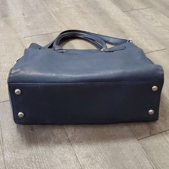 Michael Kors Bag Tote Satchel Shoulder Handbag Purse Blue Leather WOMAN'S WOMEN' - Picture 3 of 14